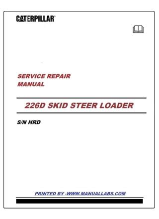 cat 226 skid steer engine|cat 226d operators manual.